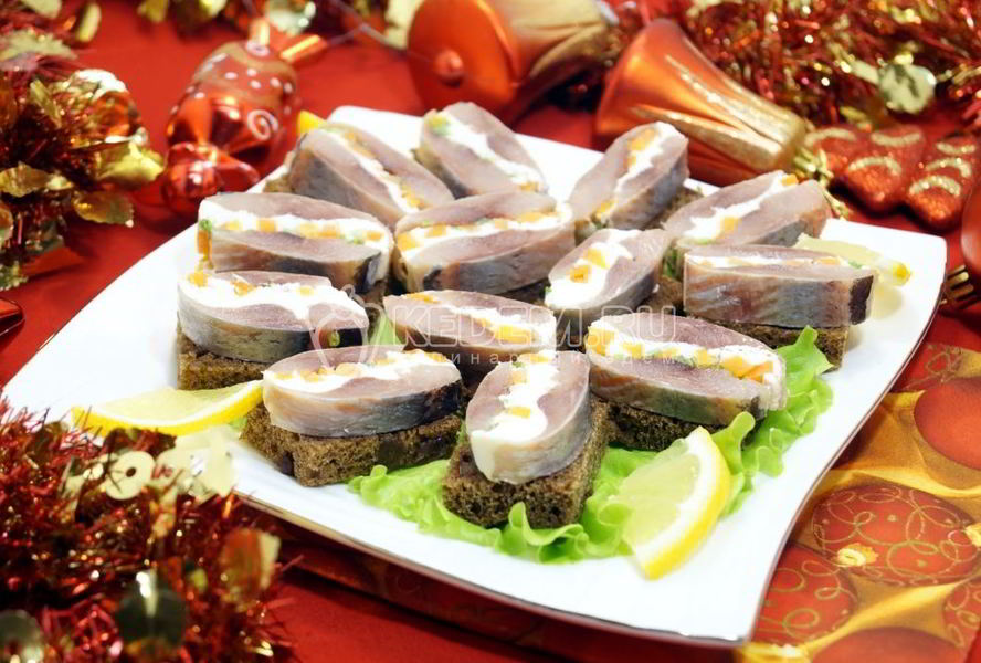 Закуска Новогодняя селедочка