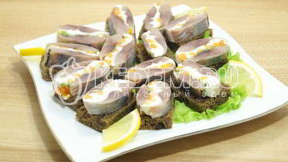 ШАГ 6. закуска новогодняя селедочка