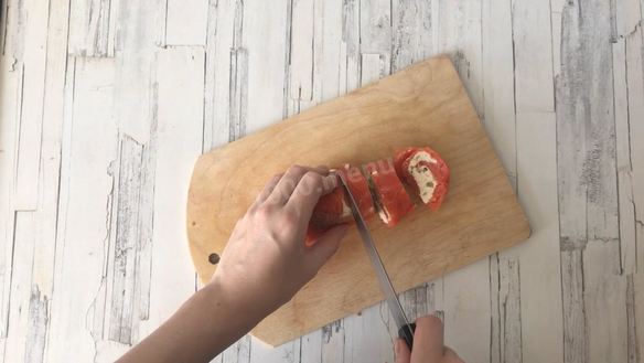 ШАГ 8. закуска с красной рыбой