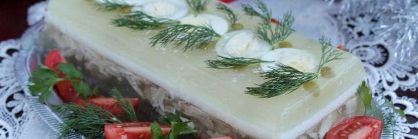Заливное из курицы