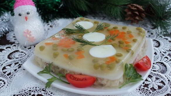 ШАГ 11. заливное из курицы