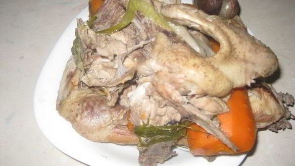 ШАГ 3. заливной террин с курицей и овощами