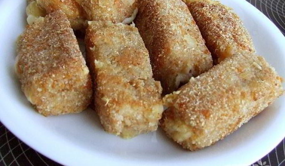 Рецепт жареный сыр с грецким орехом