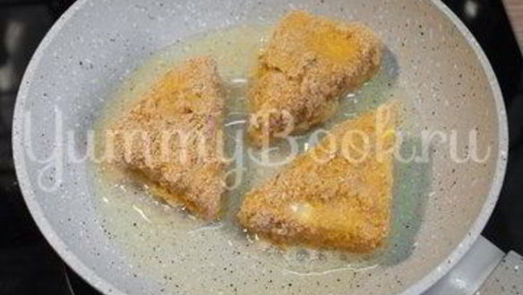 ШАГ 4. жареный сыр в панировке