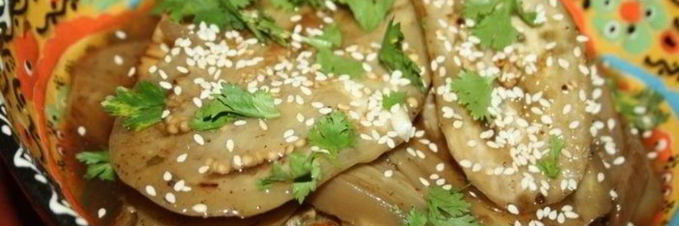 Жареные маринованные баклажаны