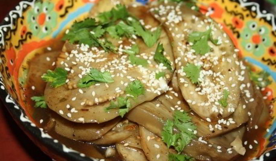 Рецепт жареные маринованные баклажаны