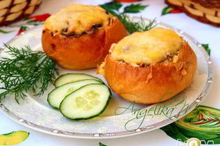 Жульен в булочках