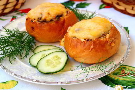 Жульен в булочках