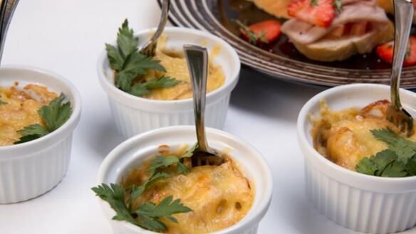 ШАГ 4. жюльен с курицей и грибами